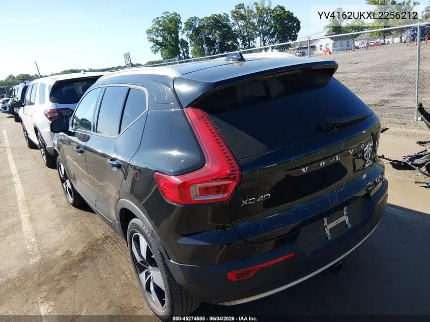 2020 Volvo Xc40 T5 Momentum VIN: YV4162UKXL2256212 Lot: 45274688