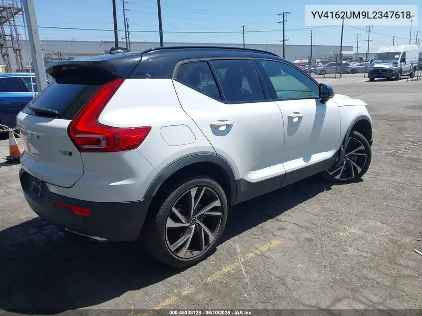 2020 Volvo Xc40 T5 R-Design VIN: YV4162UM9L2347618 Lot: 45338128
