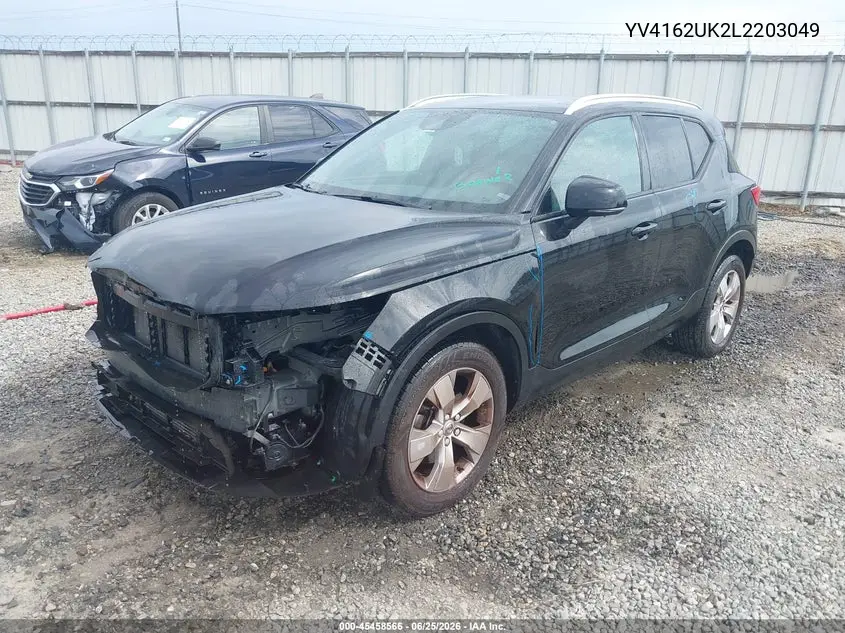 2020 Volvo Xc40 T5 Momentum VIN: YV4162UK2L2203049 Lot: 45458566