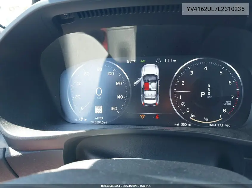 2020 Volvo Xc40 T5 Inscription VIN: YV4162UL7L2310235 Lot: 45466414