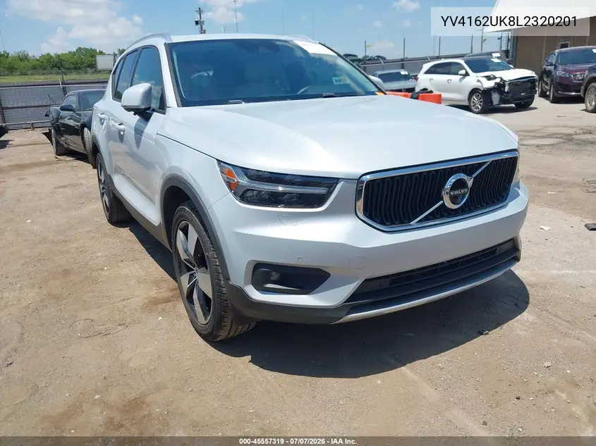 2020 Volvo Xc40 T5 Momentum VIN: YV4162UK8L2320201 Lot: 45557319