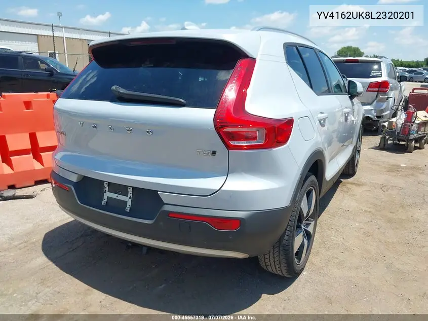 2020 Volvo Xc40 T5 Momentum VIN: YV4162UK8L2320201 Lot: 45557319