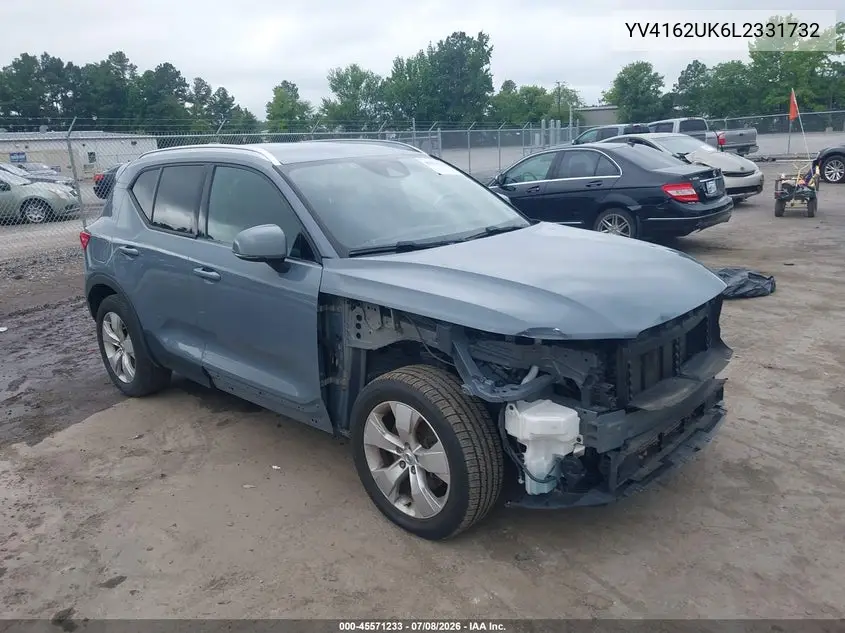 2020 Volvo Xc40 T5 Momentum VIN: YV4162UK6L2331732 Lot: 45571233