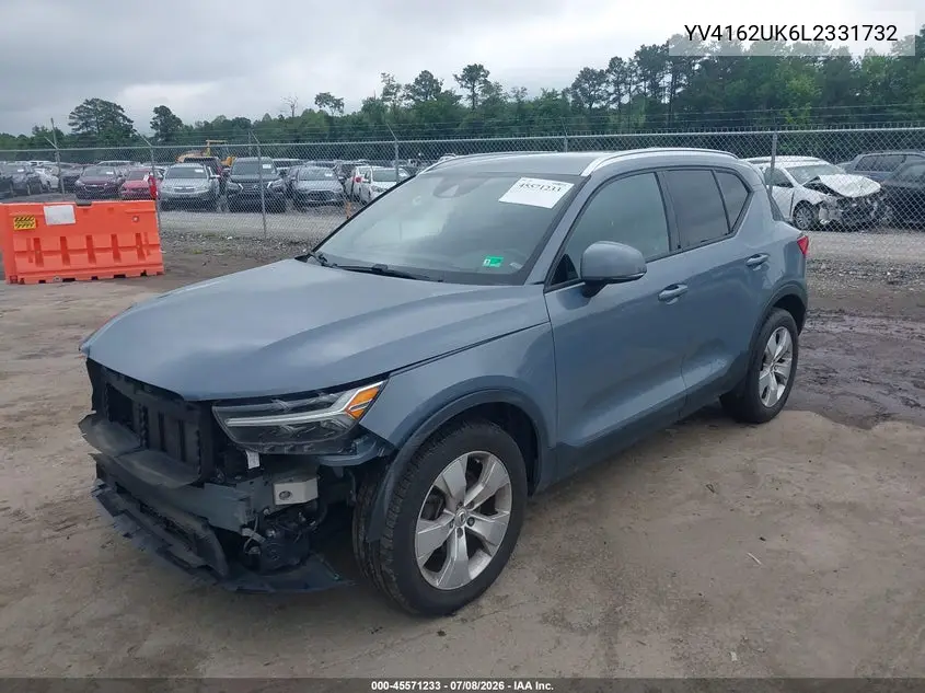 2020 Volvo Xc40 T5 Momentum VIN: YV4162UK6L2331732 Lot: 45571233