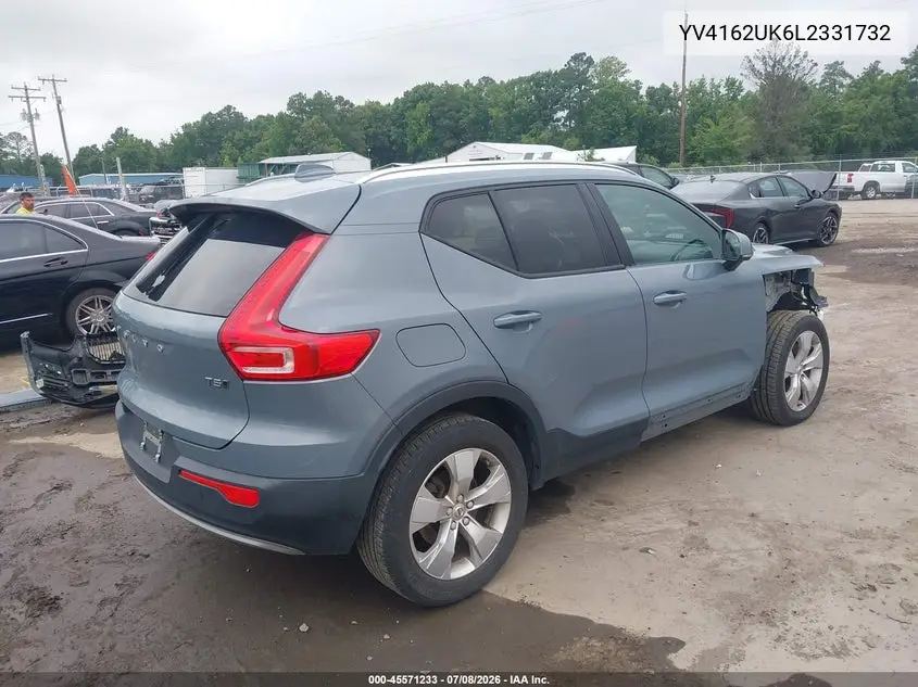2020 Volvo Xc40 T5 Momentum VIN: YV4162UK6L2331732 Lot: 45571233