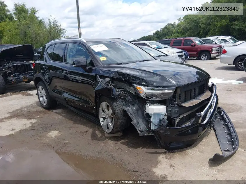 2020 Volvo Xc40 T5 Momentum VIN: YV4162UK2L2323840 Lot: 45587313