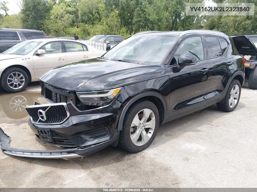 2020 Volvo Xc40 T5 Momentum VIN: YV4162UK2L2323840 Lot: 45587313