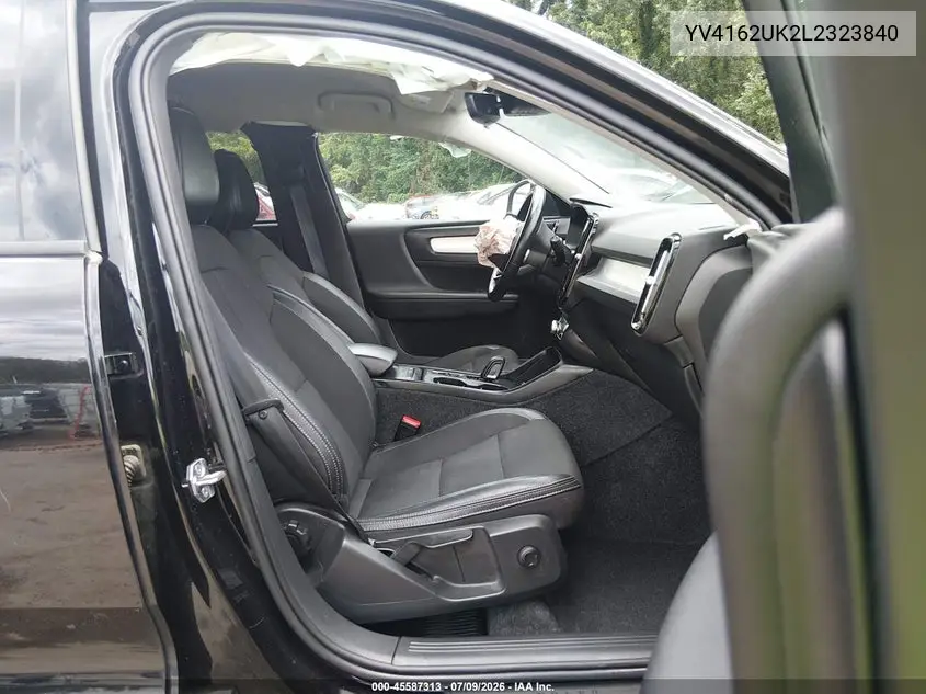 2020 Volvo Xc40 T5 Momentum VIN: YV4162UK2L2323840 Lot: 45587313