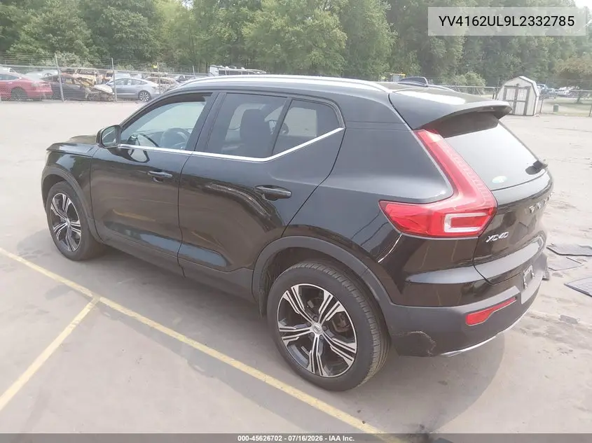 2020 Volvo Xc40 T5 Inscription VIN: YV4162UL9L2332785 Lot: 45626702