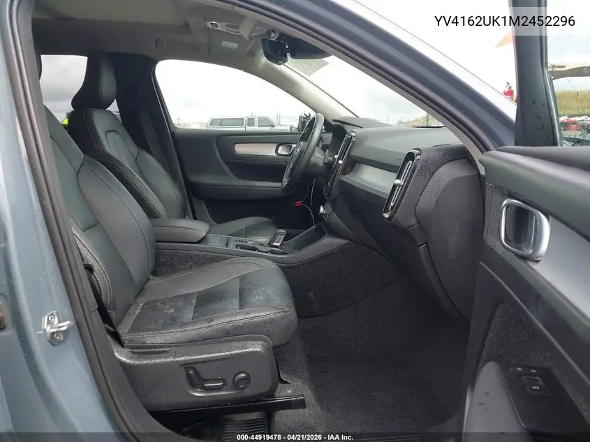 2021 Volvo Xc40 T5 Momentum VIN: YV4162UK1M2452296 Lot: 44919478