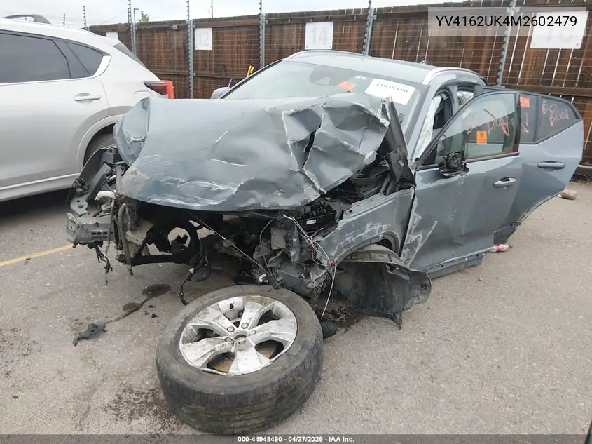 2021 Volvo Xc40 T5 Momentum VIN: YV4162UK4M2602479 Lot: 44948490