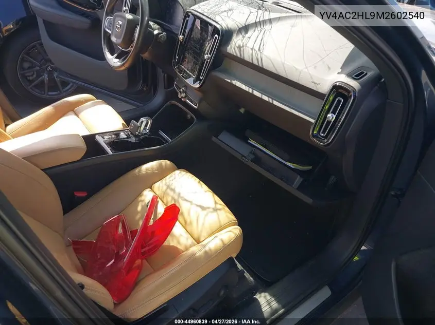 2021 Volvo Xc40 T4 Inscription VIN: YV4AC2HL9M2602540 Lot: 44960839