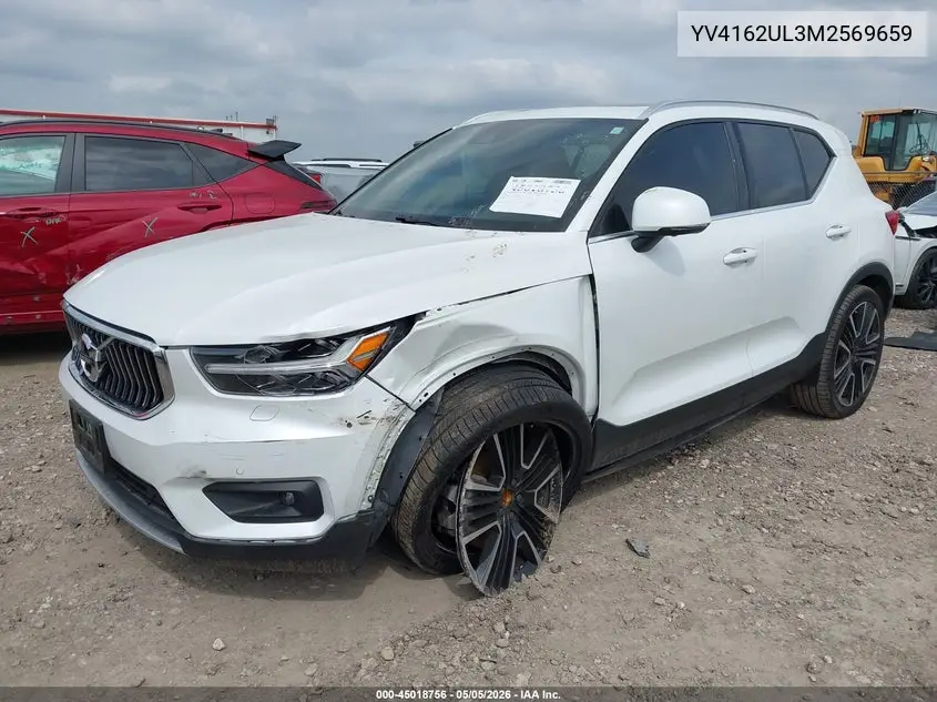 2021 Volvo Xc40 T5 Inscription VIN: YV4162UL3M2569659 Lot: 45018756