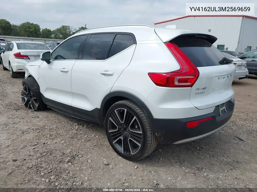 2021 Volvo Xc40 T5 Inscription VIN: YV4162UL3M2569659 Lot: 45018756