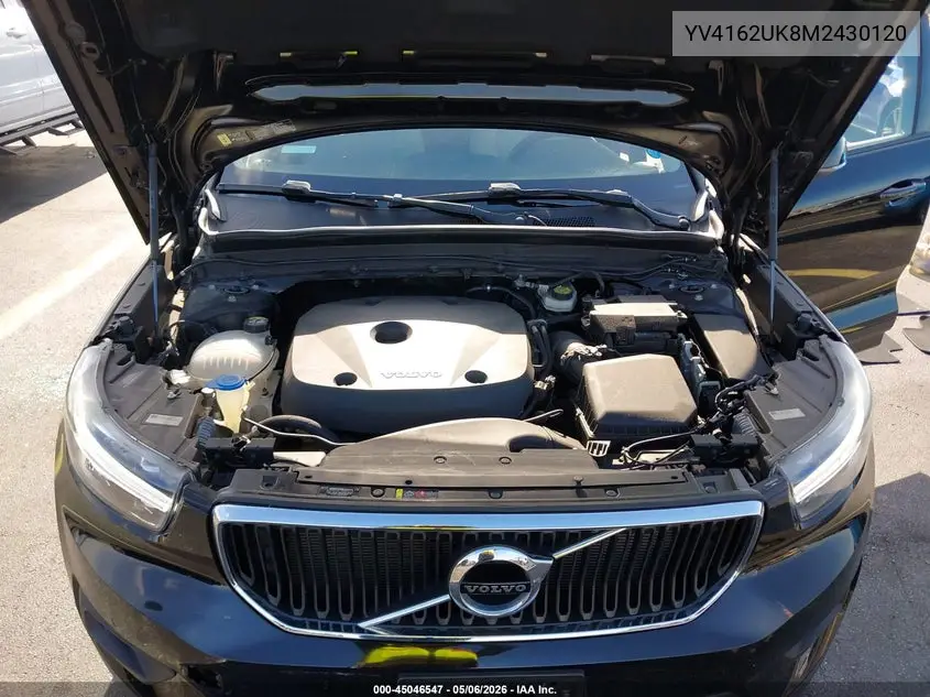 2021 Volvo Xc40 T5 Momentum VIN: YV4162UK8M2430120 Lot: 45046547