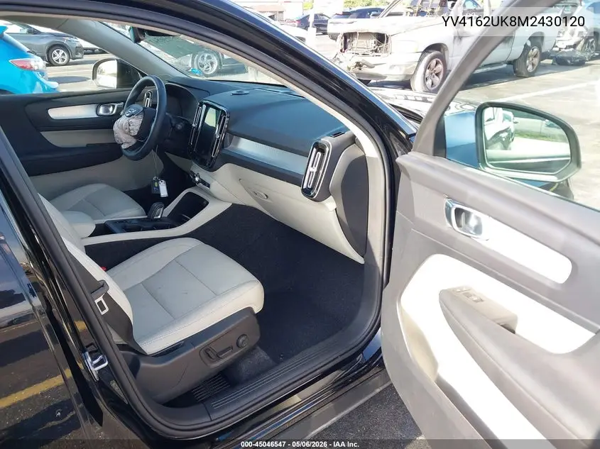 2021 Volvo Xc40 T5 Momentum VIN: YV4162UK8M2430120 Lot: 45046547
