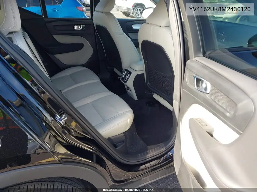 2021 Volvo Xc40 T5 Momentum VIN: YV4162UK8M2430120 Lot: 45046547
