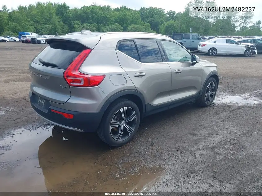 2021 Volvo Xc40 T5 Inscription VIN: YV4162UL2M2482237 Lot: 45146939