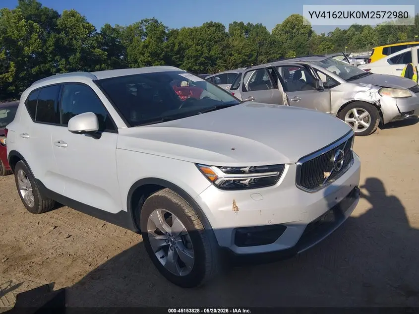 2021 Volvo Xc40 T5 Momentum VIN: YV4162UK0M2572980 Lot: 45153828