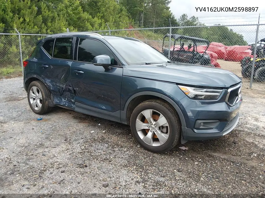 2021 Volvo Xc40 T5 Momentum VIN: YV4162UK0M2598897 Lot: 45155170