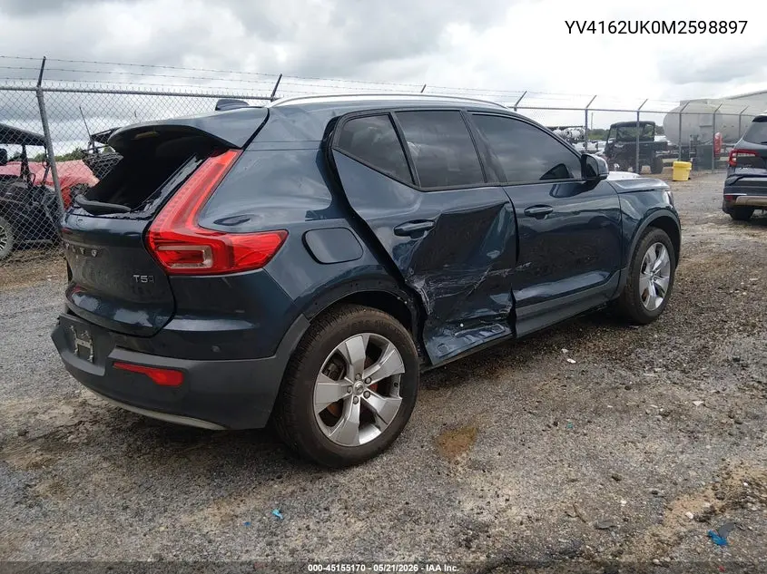 2021 Volvo Xc40 T5 Momentum VIN: YV4162UK0M2598897 Lot: 45155170