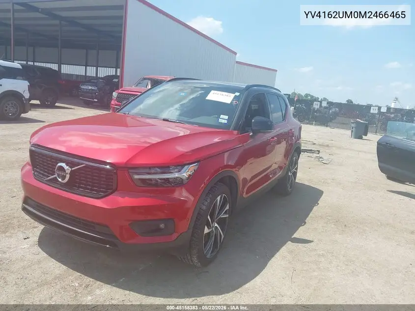2021 Volvo Xc40 T5 R-Design VIN: YV4162UM0M2466465 Lot: 45158383