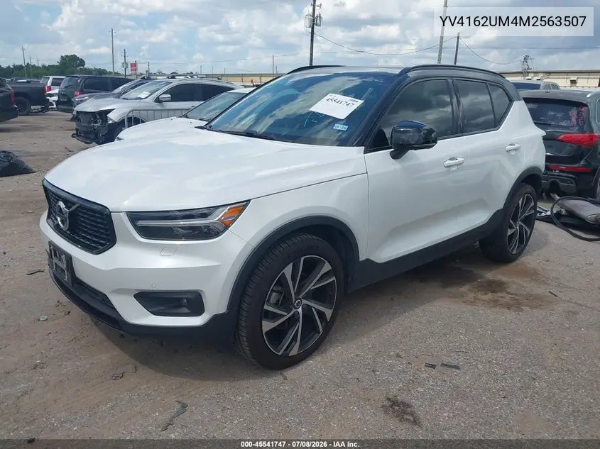 2021 Volvo Xc40 T5 R-Design VIN: YV4162UM4M2563507 Lot: 45541747