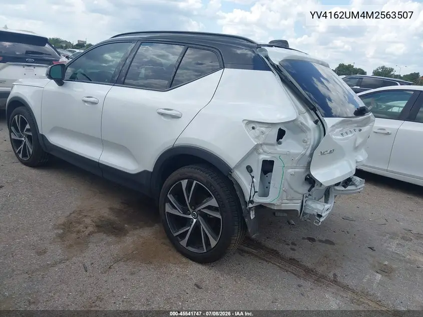 2021 Volvo Xc40 T5 R-Design VIN: YV4162UM4M2563507 Lot: 45541747