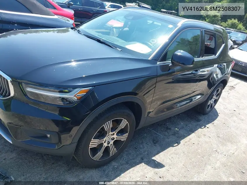 2021 Volvo Xc40 T5 Inscription VIN: YV4162UL8M2508307 Lot: 45570847