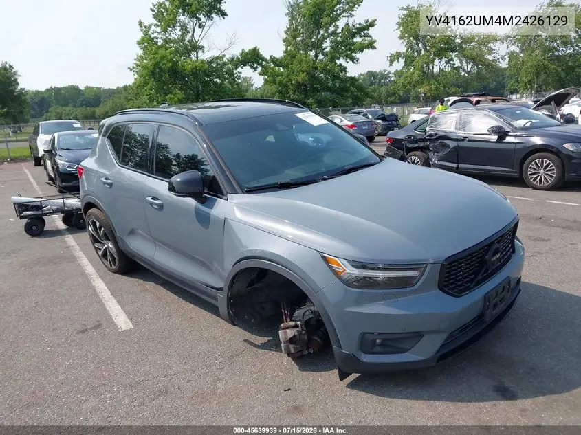 2021 Volvo Xc40 T5 R-Design VIN: YV4162UM4M2426129 Lot: 45639939