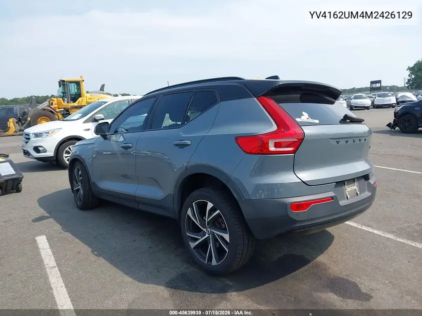 2021 Volvo Xc40 T5 R-Design VIN: YV4162UM4M2426129 Lot: 45639939
