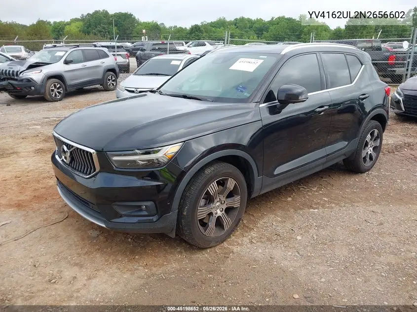 2022 Volvo Xc40 T5 Inscription VIN: YV4162UL2N2656602 Lot: 45198652