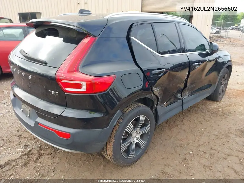 2022 Volvo Xc40 T5 Inscription VIN: YV4162UL2N2656602 Lot: 45198652