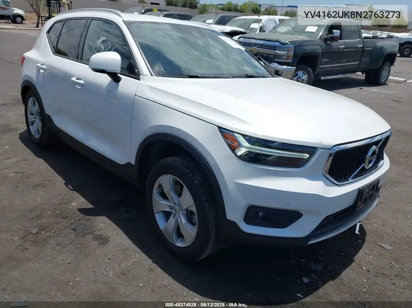 2022 Volvo Xc40 T5 Momentum VIN: YV4162UK8N2763273 Lot: 45374526