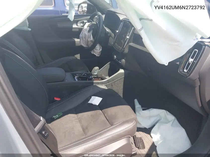 2022 Volvo Xc40 T5 R-Design VIN: YV4162UM6N2723792 Lot: 45534947