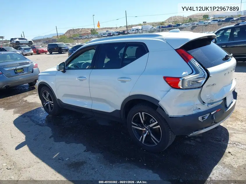 2023 Volvo Xc40 B5 Core VIN: YV4L12UK1P2967889 Lot: 45183382