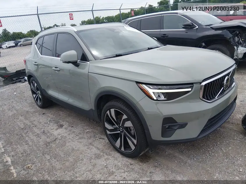 2023 Volvo Xc40 B5 Plus Bright Theme VIN: YV4L12UN9P2003230 Lot: 45192098