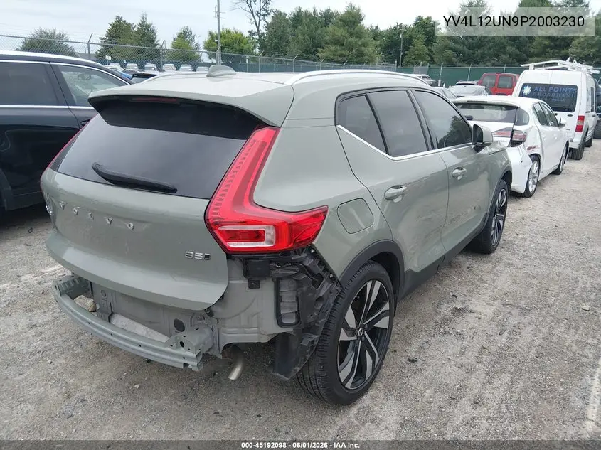 2023 Volvo Xc40 B5 Plus Bright Theme VIN: YV4L12UN9P2003230 Lot: 45192098