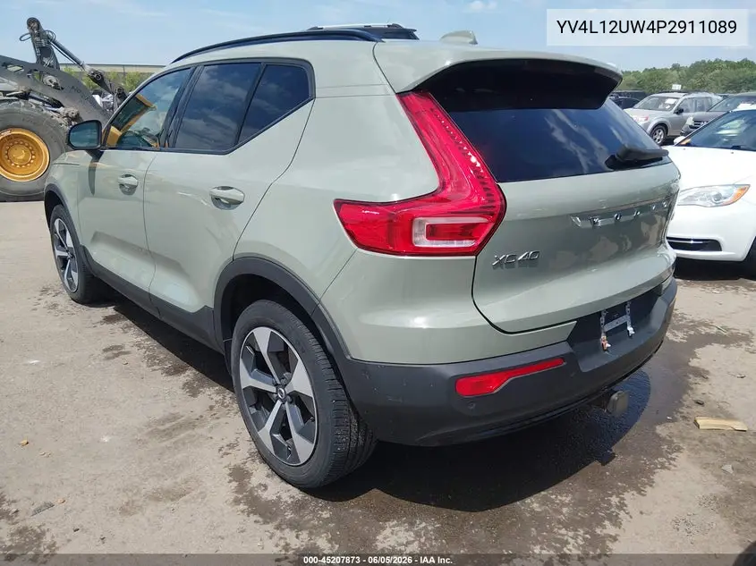 2023 Volvo Xc40 B5 Plus Dark Theme VIN: YV4L12UW4P2911089 Lot: 45207873