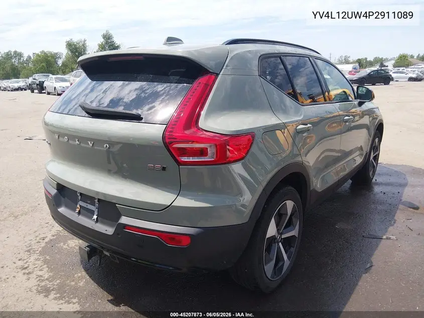 2023 Volvo Xc40 B5 Plus Dark Theme VIN: YV4L12UW4P2911089 Lot: 45207873