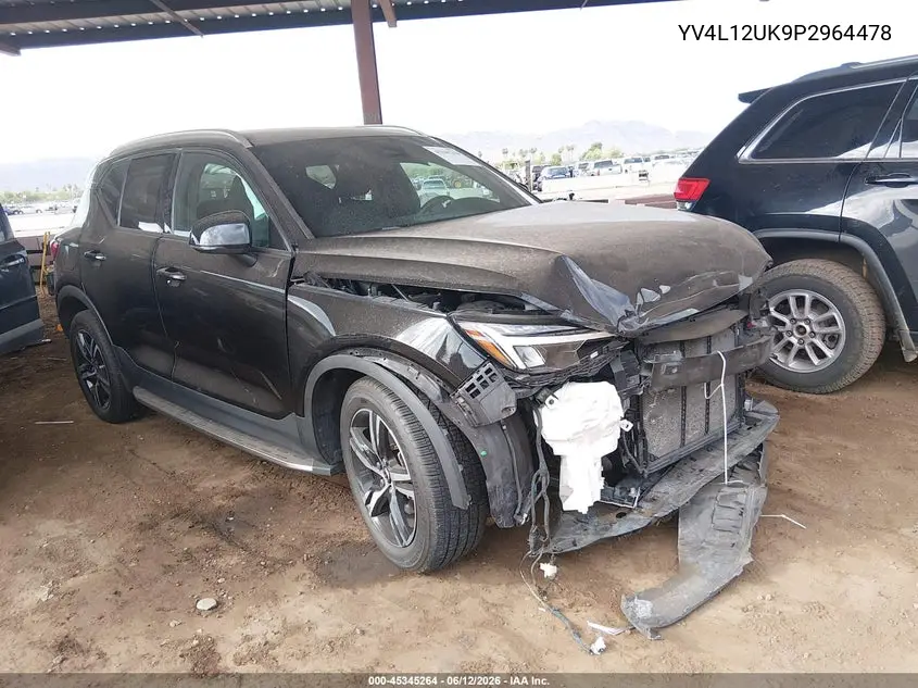 2023 Volvo Xc40 B5 Core VIN: YV4L12UK9P2964478 Lot: 45345264