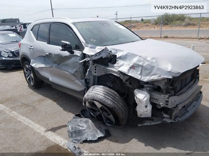 2023 Volvo Xc40 B4 Plus Bright Theme VIN: YV4K92HN4P2923863 Lot: 45349164