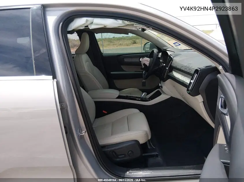 2023 Volvo Xc40 B4 Plus Bright Theme VIN: YV4K92HN4P2923863 Lot: 45349164