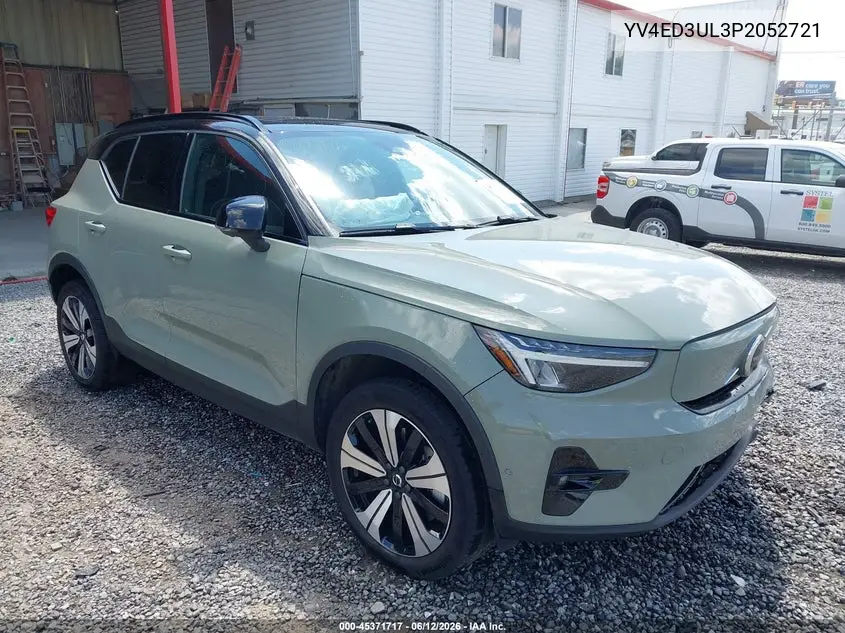 2023 Volvo Xc40 Recharge Pure Electric Twin Plus VIN: YV4ED3UL3P2052721 Lot: 45371717
