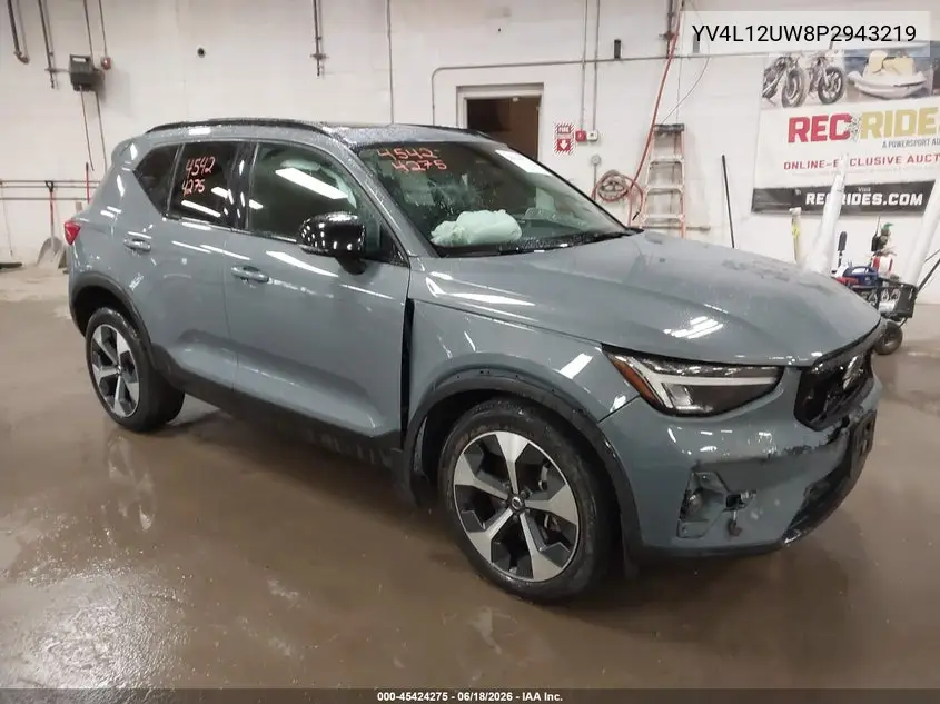 2023 Volvo Xc40 B5 Plus Dark Theme VIN: YV4L12UW8P2943219 Lot: 45424275