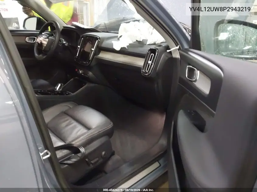 2023 Volvo Xc40 B5 Plus Dark Theme VIN: YV4L12UW8P2943219 Lot: 45424275