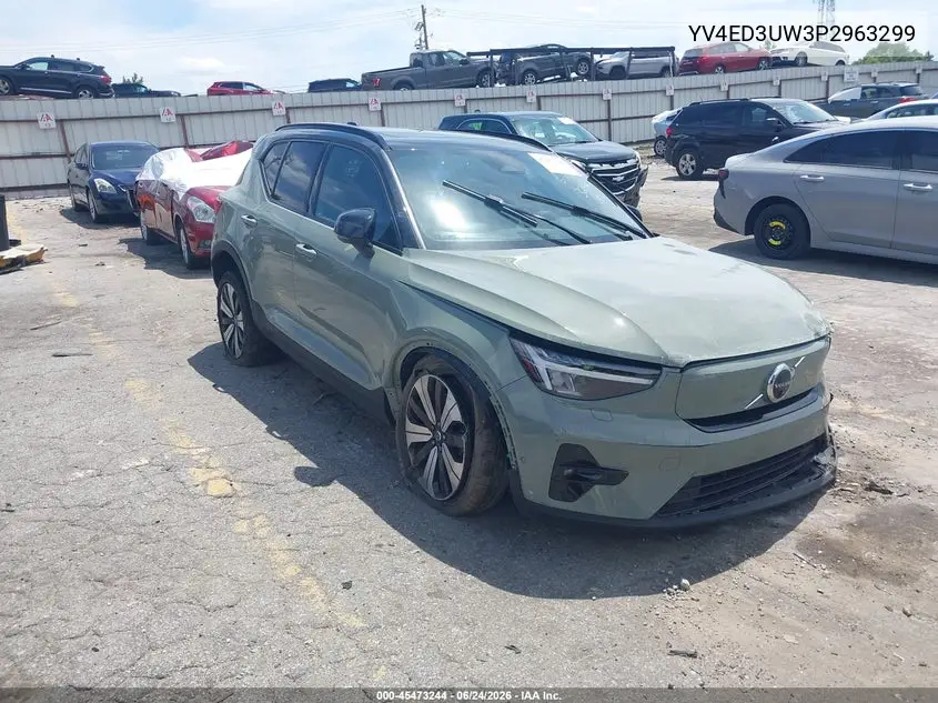 2023 Volvo Xc40 Recharge Pure Electric Twin Plus VIN: YV4ED3UW3P2963299 Lot: 45473244