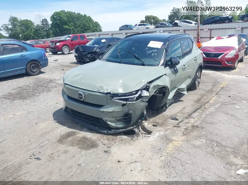 2023 Volvo Xc40 Recharge Pure Electric Twin Plus VIN: YV4ED3UW3P2963299 Lot: 45473244