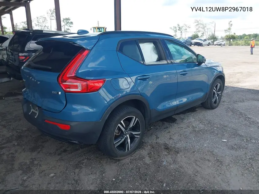 2023 Volvo Xc40 B5 Plus Dark Theme VIN: YV4L12UW8P2967018 Lot: 45552690