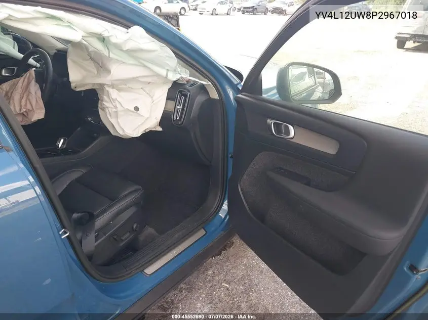 2023 Volvo Xc40 B5 Plus Dark Theme VIN: YV4L12UW8P2967018 Lot: 45552690